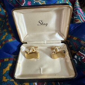 Gold Cuff Links